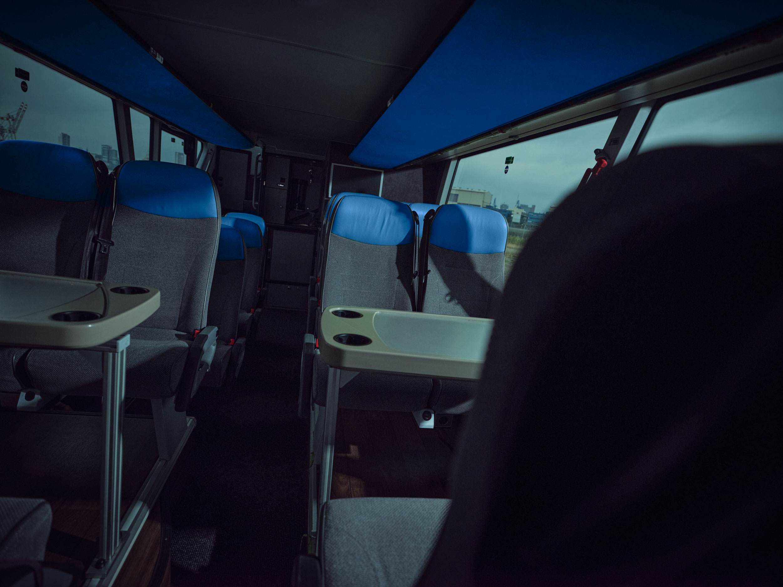 Interior de un autocar