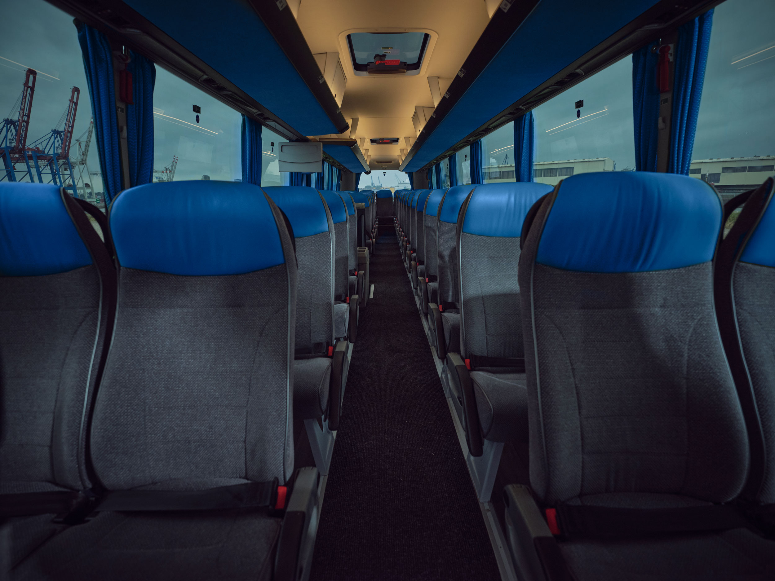 interior eines reisebusses