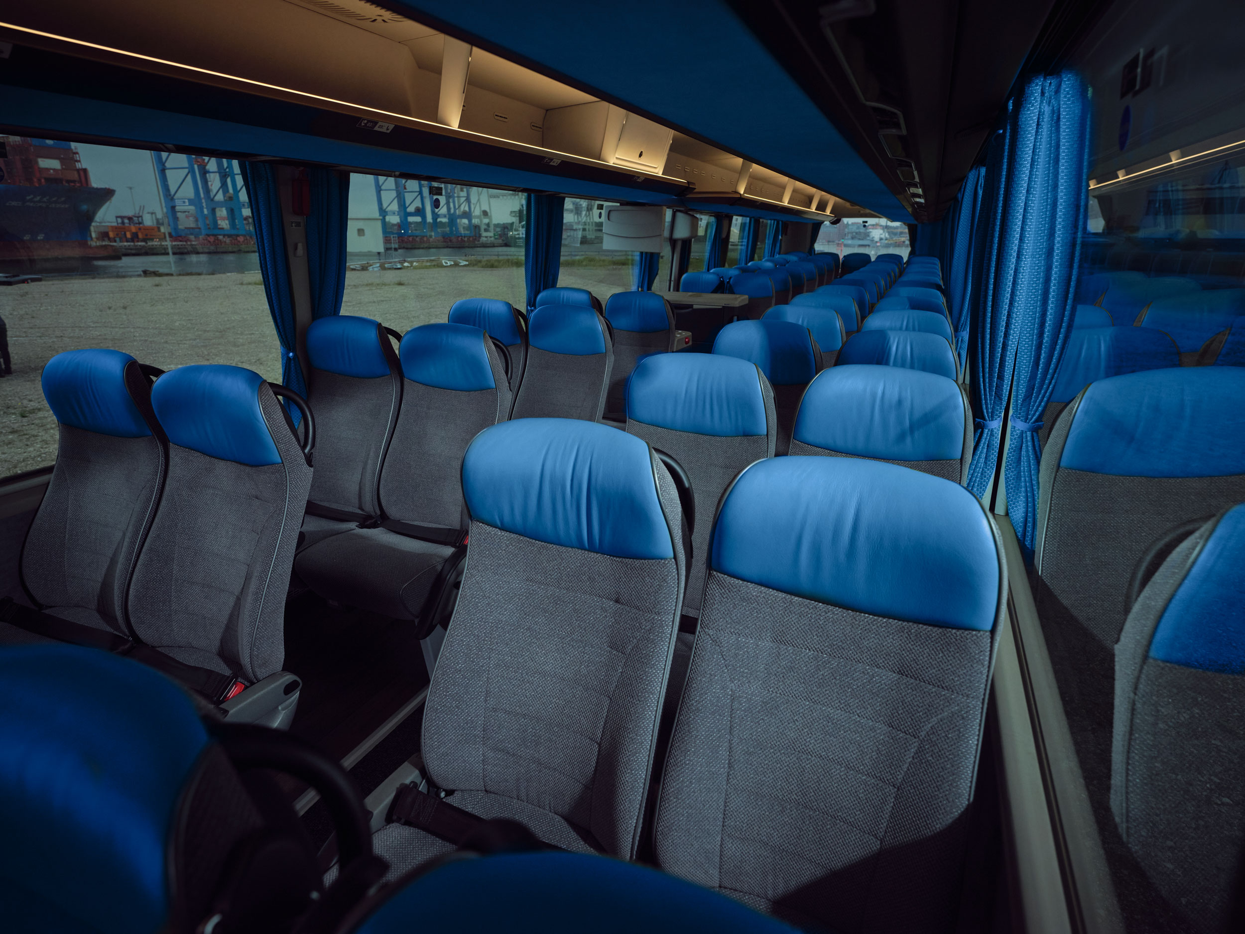 interior eines reisebusses